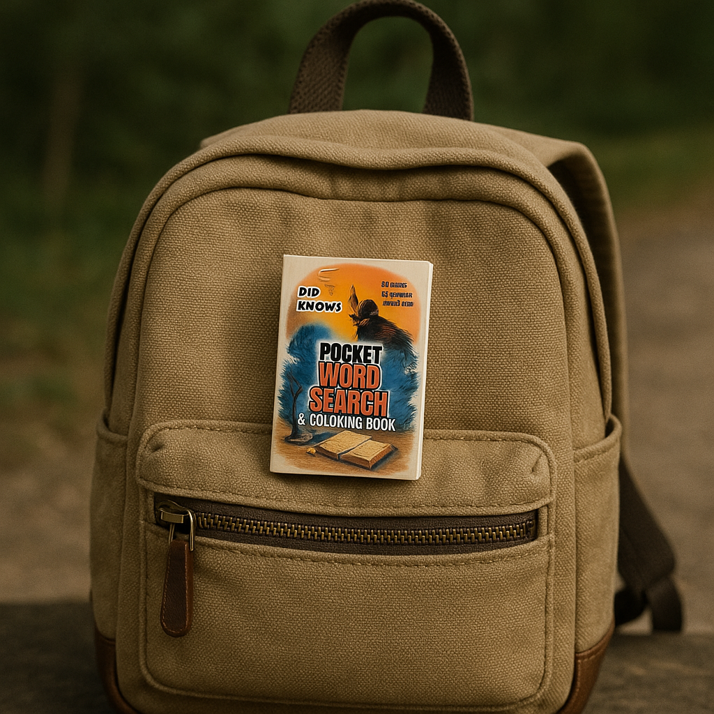 Did You Know? Pocket Word Search Puzzles – Fun Facts, Activity Book, Coloring Pages & Notes: A Brain-Boosting Small Book for Curious Minds